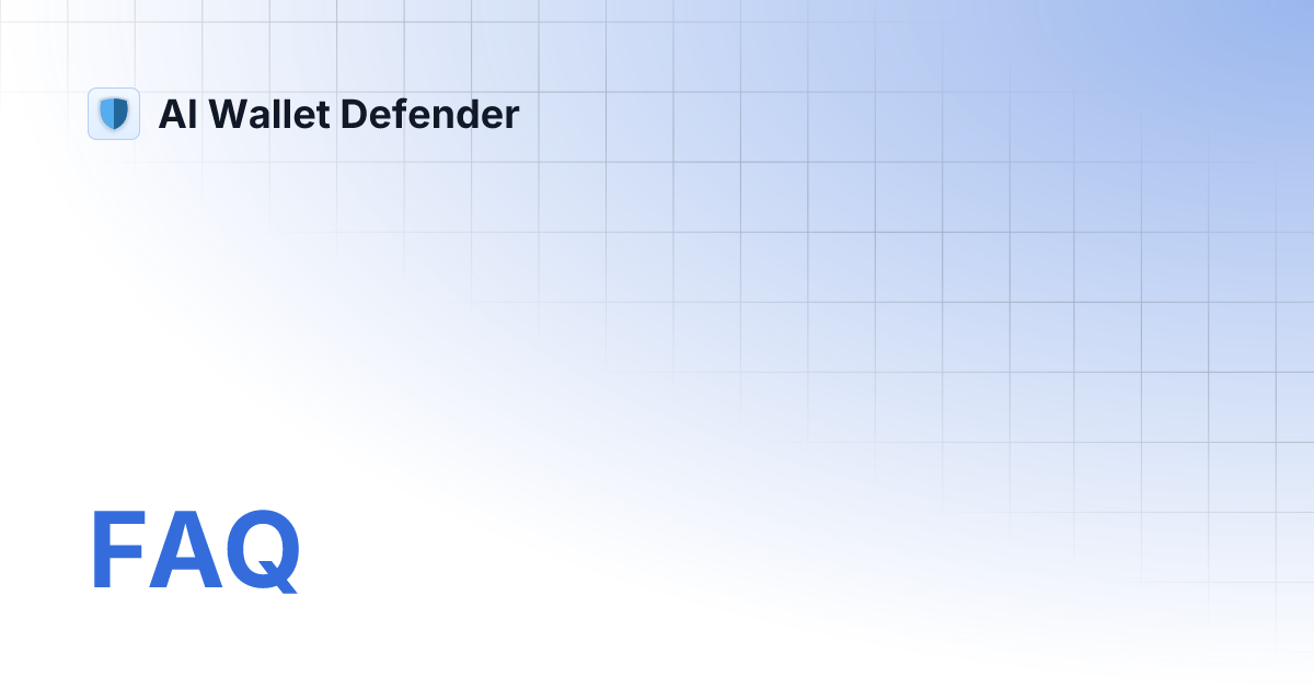 Faq Ai Wallet Defender